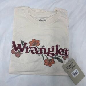 Wrangler White Floral Graphic Tee